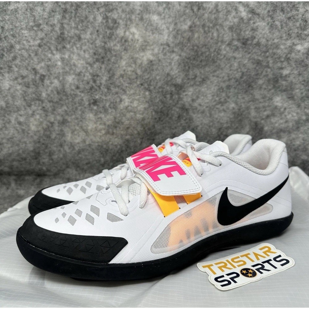 Nike Zoom Rival SD 2 Track Throwing Shoes Mens Size 15 White Pink 685134-102